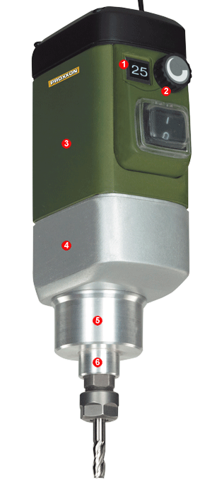 CNC- Accessories :: Spindles :: PROXXON Universal Milling Spindle